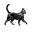 BlackSkeletonCat logo