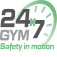 24x7 Gym logo