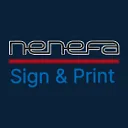 Nenefa Sign AND Print logo