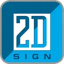 2D-sign logo
