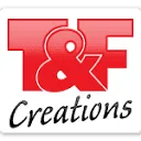T AND F Creations logo