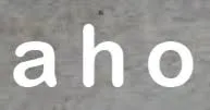 Aho - leadership in business logo