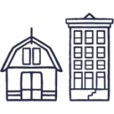 De Thuislocaties; Singel80 AND Koetshuis Sloten logo