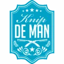 Herenkapsalon Knip de Man logo