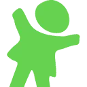 Kinderfysiotherapie Van Alphen en Van der Plas logo