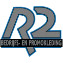 R2 bedrijfs- en promokleding logo