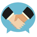 Ascending people logo
